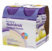 Купить nutridrink (нутридринк) компакт протеин со вкусом ванили 125мл, 4 шт в Бору