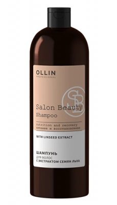 Купить ollin prof salon beauty (оллин) шампунь для волос с экстрактом семян льна, 1000 мл в Бору