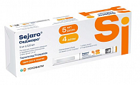 Купить седжаро, раствор для подкожного введения 5мг/доза шприц-ручка 2,4мл 1шт+ игла 4шт в Бору