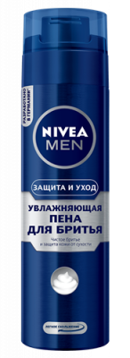 Купить nivea (нивея) для мужчин пена для бритья увлажняющая, 200мл в Бору