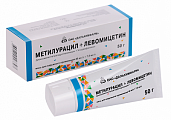 Купить метилурацил+левомицетин, мазь для наружного применения 40 мг/г+7.5 мг/г, туба 50г в Бору