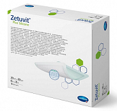 Купить silicone plus zetuvit (цетувит) повязка суперабсорбирующая с контактным слоем из силикона 20смх20см, 10 шт в Бору