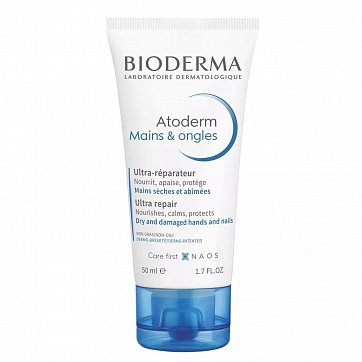 Bioderma Atoderm (Биодерма Атодерм) Крем для рук восстанавливающий 50мл
