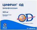 Купить цифран од, таблетки с пролонгированным высвобождением, покрытые пленочной оболочкой 500мг, 10 шт в Бору
