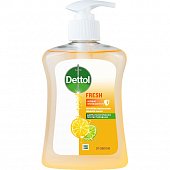 Купить dettol (деттол) мыло жидкое антибактериальное бодрящая свежесть с экстрактом грейпфрута, 250мл в Бору