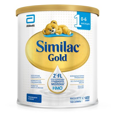 Купить симилак (similac) gold 1, смесь молочная 0-6 мес. 400г в Бору