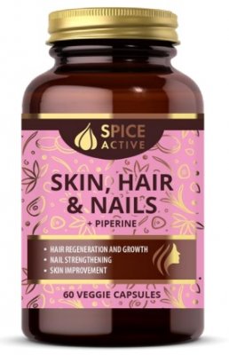 Купить spice active (спайс актив) комплекс для кожи, волос и ногтей с пиперином, капсулы 60 шт_бад в Бору