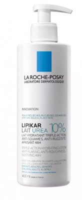 Купить la roche-posay lipikar lait urea 10% (ля рош позе) молочко для тела увлажняющее тройного действия, 400 мл в Бору