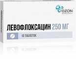 Купить левофлоксацин, таблетки, покрытые пленочной оболочкой 250мг, 10 шт в Бору