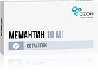 Купить мемантин, таблетки, покрытые пленочной оболочкой 10мг, 60 шт в Бору