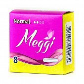 Купить meggi (мегги) тампоны гигиенические нормал, 8 шт в Бору