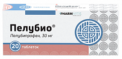 Купить пелубио, таблетки 30мг 20шт в Бору
