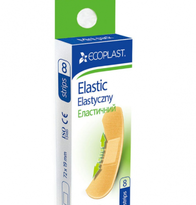 Купить ecoplast elastic mini набор тканевых пластырей 72 х 19мм, 8 шт в Бору