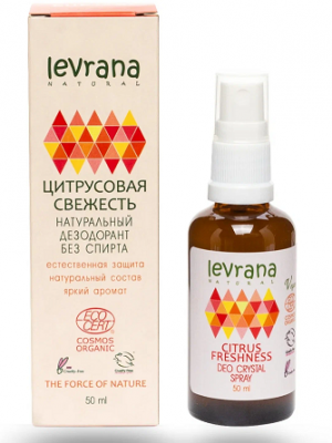 Купить levrana (леврана) дезодорант цитрусовая свежесть, 50мл в Бору