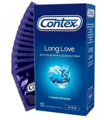 Купить contex (контекс) презервативы long love продлевающие 12шт в Бору