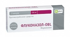 Купить флуконазол-obl, капсулы 150мг, 2 шт в Бору