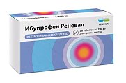 Купить ибупрофен реневал, таблетки, покрытые пленочной оболочкой 200мг, 50шт в Бору