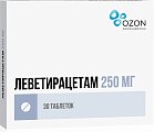 Купить леветирацетам, таблетки, покрытые пленочной оболочкой 250мг, 30 шт в Бору