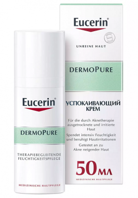 Купить eucerin dermopure (эуцерин) крем для лица для проблемной кожи успокаивающий 50 мл в Бору