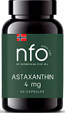 Норвегиан Фиш Оил (NFO) Астаксантин 4мг, капсулы 700мг, 60 шт БАД