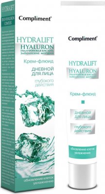 Купить compliment hydralift hyaluron (комплимент) крем-флюид для лица дневной глубокого действия, 50мл в Бору
