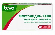 Купить моксонидин-тева, таблетки покрытые пленочной оболочкой 0,4 мг, 60 шт в Бору