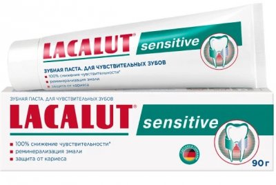 Купить lacalut (лакалют) зубная паста сенситив, 90г в Бору
