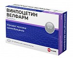 Купить винпоцетин велфарм, таблетки 10мг, 30 шт в Бору