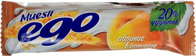 Купить мюсли эго батончик, абрикос в йогурте 25г (l.d.с. lolly s.r.o., словения) в Бору