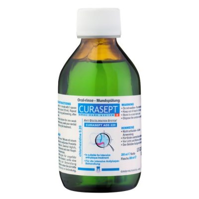 Купить курасепт (curasept) ополаскиватель 0,2% хлоргексидин 200мл в Бору