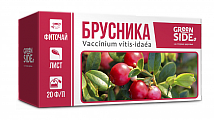 Купить фиточай брусники листья грин сайд, фильтр-пакеты 1,5г, 20 шт бад в Бору