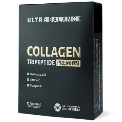 Купить ultrabalance (ультрабаланс) коллаген трипептид премиум, саше 30 шт бад в Бору