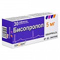 Купить бисопролол, таблетки, покрытые пленочной оболочкой 5мг, 30 шт в Бору