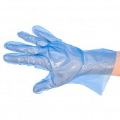 Купить перчатки албенс хозяйственно-бытовые для косметических процедур голубые универсальные одноразовые, 100 шт в Бору