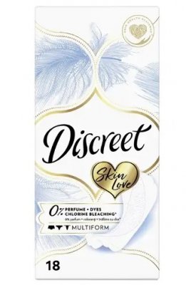 Купить discreet (дискрит) прокладки ежедневные skin love multiform, 18шт в Бору