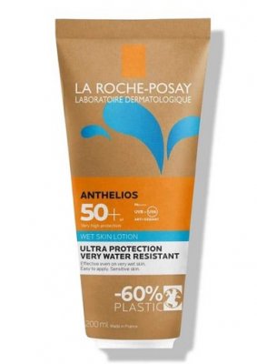 Купить la roche-posay anthelios (ля рош позе) гель для лица и тела с технологией нанесения на влажную кожу spf50+, эко-туба 200мл в Бору