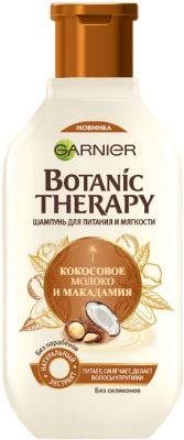 Купить garnier botanic therapy (гарньер) шампунь для волос кокос и макадамия 400мл в Бору