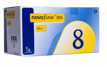 Игла Novofine (Новофайн) для шприц-ручки 30G (3x8 мм), 100 шт