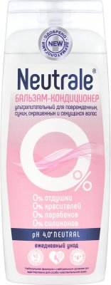 Купить neutrale (нейтрал) бальзам-кондиционер ультрапитальный для поврежденных, сухих, окрашенных и секущихся волос 250мл в Бору