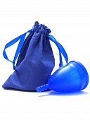 Купить онликап (onlycup) менструальная чаша серия лен размер s, синяя в Бору