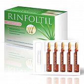 Купить rinfoltil (ринфолтил) усиленная формула от выпадения волос для женщин ампулы, 10 шт в Бору