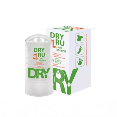 Купить драй ру (dry ru) минерал дезодорант для всех типов кожи 60 г в Бору