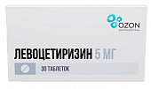 Купить левоцетиризин, таблетки, покрытые пленочной оболочкой 5мг, 30 шт от аллергии в Бору