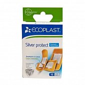 Купить ecoplast silver protect набор тканевых пластырей, 16 шт в Бору