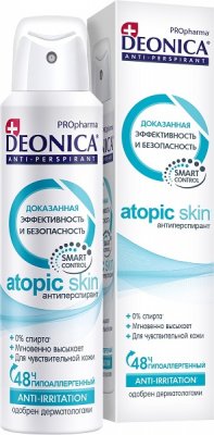 Купить deonica (деоника) дезодорант атопик скин аэрозоль 150мл в Бору