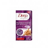 Купить флоресан (floresan) deep depil восковые полоски для депиляции сухой кожи лаванда, 20 шт в Бору