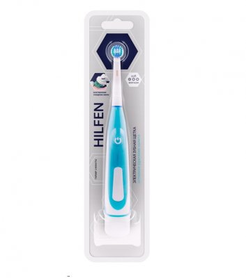Купить хилфен (hilfen) электрическая зубная щетка мягкая голубая артикул r2021 в Бору