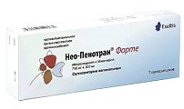 Купить нео-пенотран форте, суппозитории вагинальные 750мг+200мг, 7 шт в Бору