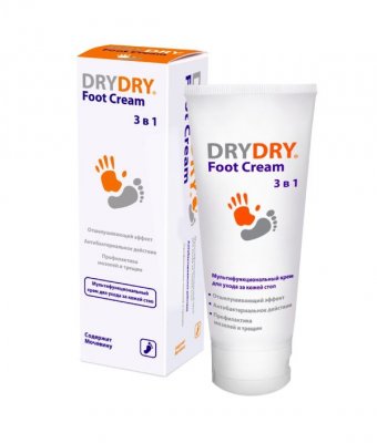 Купить драйдрай (dry dry) фут крем для ног многофункциональный 100 мл в Бору