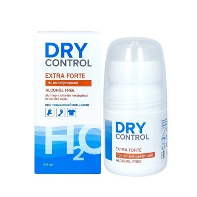 Купить dry control forte (драй контрол) экстра форте от обильного потоотделения без спирта ролик 50 мл в Бору